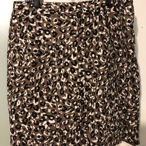 Target Leopard Print Pencil Skirt